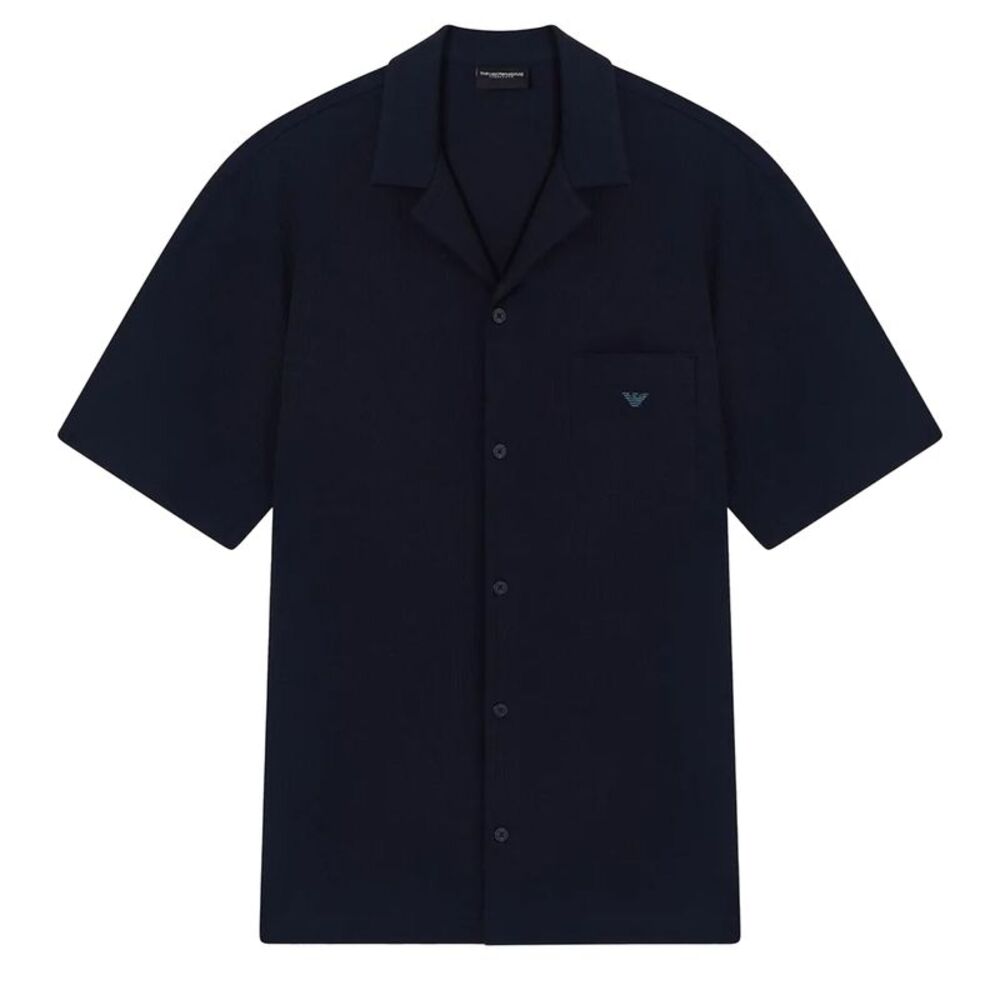 Emporio Armani Mens Regular Shirt / Navy